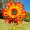 Multistyles Rotating Sunflower PVC Garden Yard Wind Spinner  Outdoor Party Picnic Decor