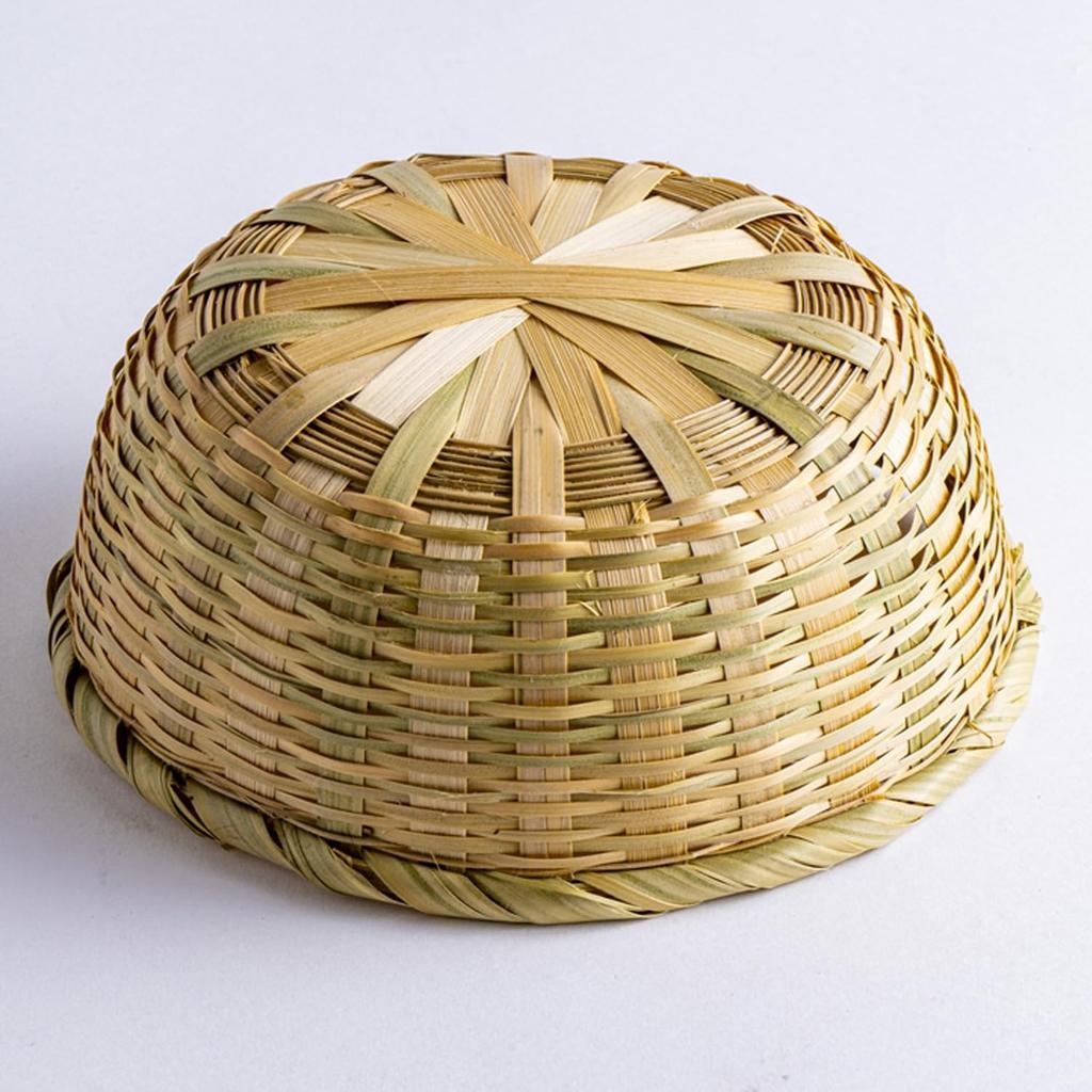 Takehito Handwoven Bamboo Rice-Draining Basket, 15.5 Cm