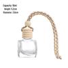 Glass Hanging Car Air Freshener & Essential Oil Diffuser Bottle
