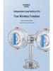 Dual-Headed Smart Clip & Wall-Mount Fan, Portable Low-Noise Circulation Desktop Fan for Home