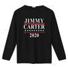 Herren Jimmy Carter für den Präsidenten der Vereinigten Staaten 2020 T-Shirt Schwarz 2XL Vintage Gewaschen Leicht Atmungsaktiv Vielseitig