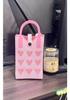 Korean Style Cute Heart Knitted Mini Crossbody & Shoulder Bag for Women