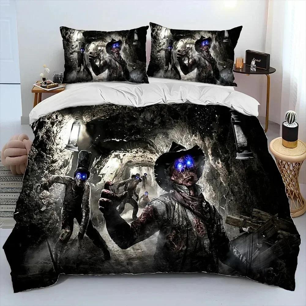 3D Print Game Call of Duty COD Bedding Set Duvet Cover Bed Set Quilt Cover Pillowcase Comforter king Queen Size Boys Adult