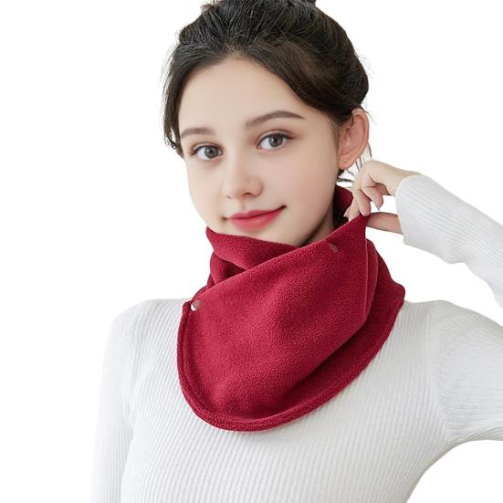 Winter Neck Warmer Windproof Fleece Neck Gaiter for Men Women Soft Warm Balaclava Face Cushion for Cold Weather