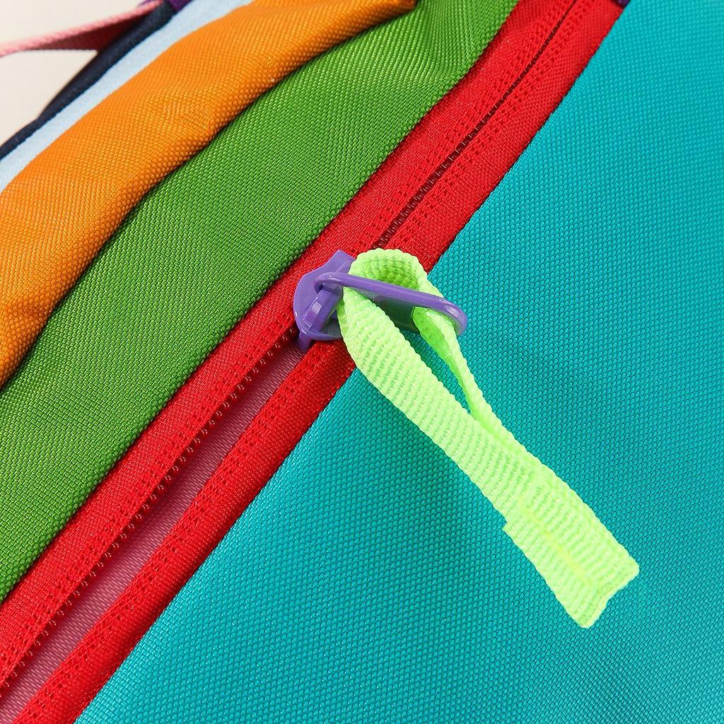 Sac banane Bandoulière Color Block Dopamine: Nylon Imperméable Unisexe pour le Voyage et les Sports de Plein Air