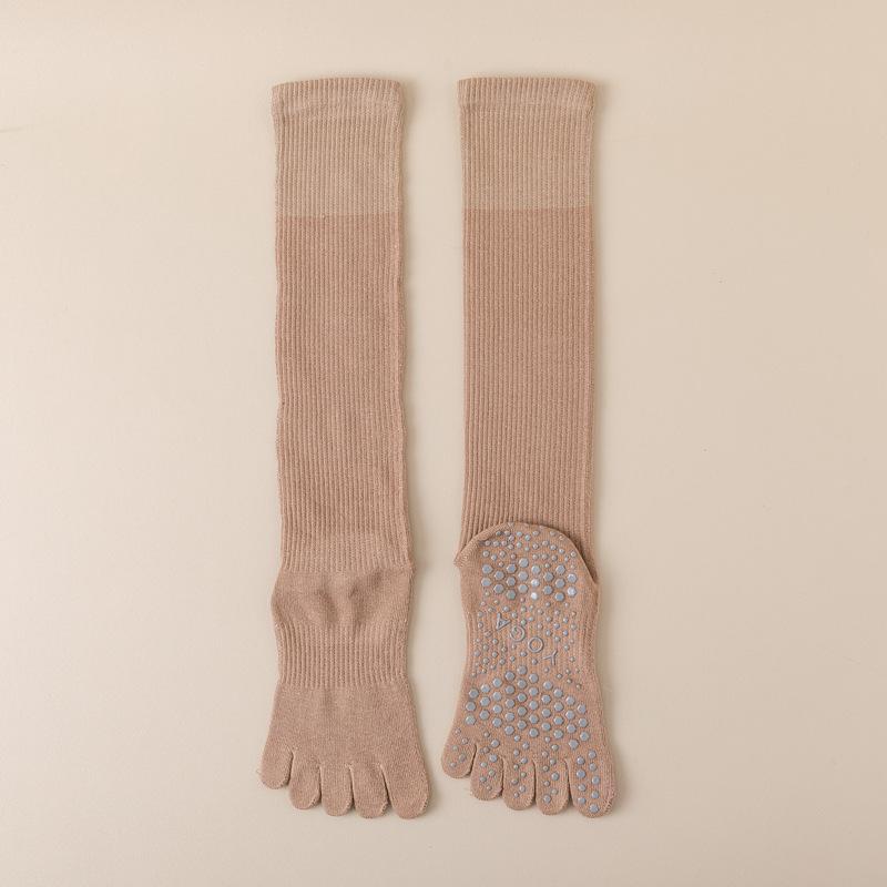 Yoga Five-Finger Socks Children'S Pressure Non-Slip Sports Socks Spring Jumping Exercise Pilates Stockings And Knee Socks Women'S Calf Socks