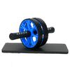 Double Round Abdominal Exercise Wheel, Including Kneeling Pad, Home Fitness Equipment for Core Abdominal Training, for Gift