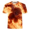 Ghost Slayer Battle Anime Quick Drying T-shirt COS 3D Printed Children's Sports T-shirt Parent Child Top