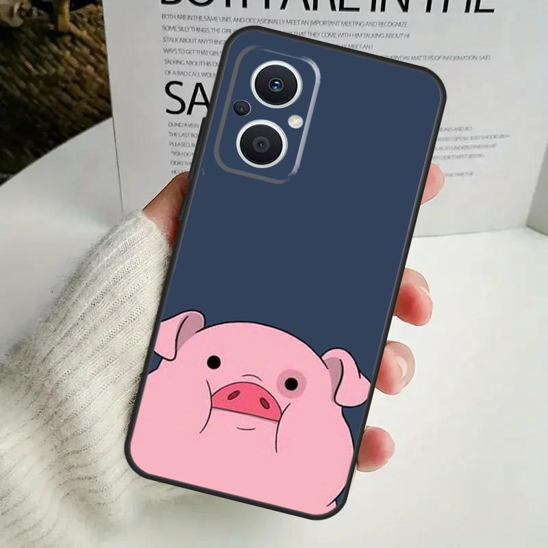 Cartoon Pig Phone Case For OPPO Reno 14F 12F 12 11 13 F 10 Pro 8T 7 8 Lite OPPO Find X9 X8 X6 X5 Pro Cover