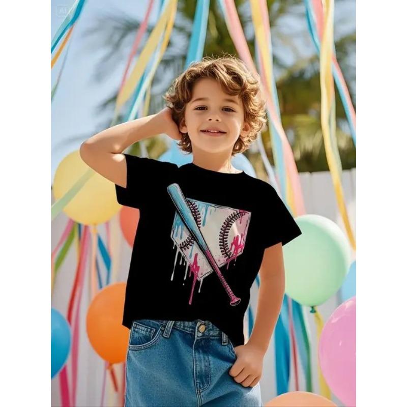 

Летняя молодежная детская одежда Футболка Модная удобная футболка с коротким рукавом с 3D принтом мультяшного персонажа 170