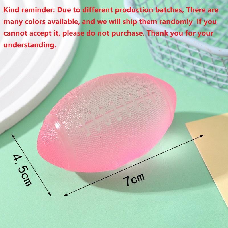

Football Maltose Fidgets Toy Squishy Basketball /rugby Maltose Squeeze Adult Fun Hand Exercise Relieve Anxiety Decompression Toy