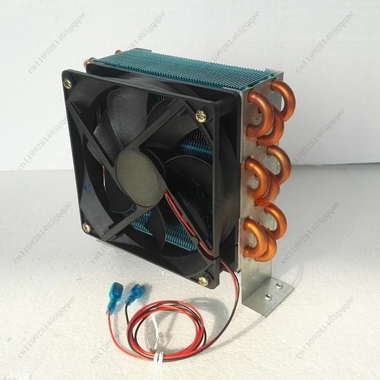 CP3X6X120 Micro Mini Condenser Air-Cooled Copper Tube Finned Radiator Evaporator with 120 Single Fan