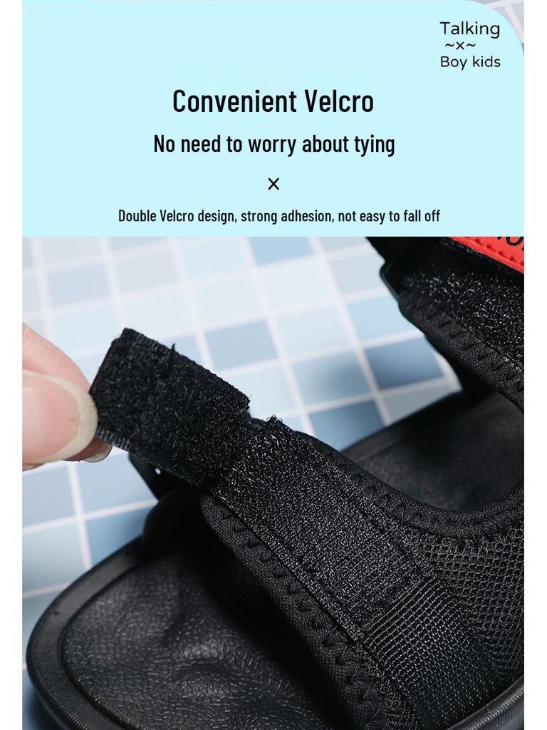 2025 Summer Boys' Quick-Dry Open-Toe Sandals for Elementary Students