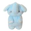 23Cm Couple Elephants Cartoon Plush Toy Stuffed Female Male Kawaii Animal Doll Blue Pink Eli Cute Plushie Birthday Gift