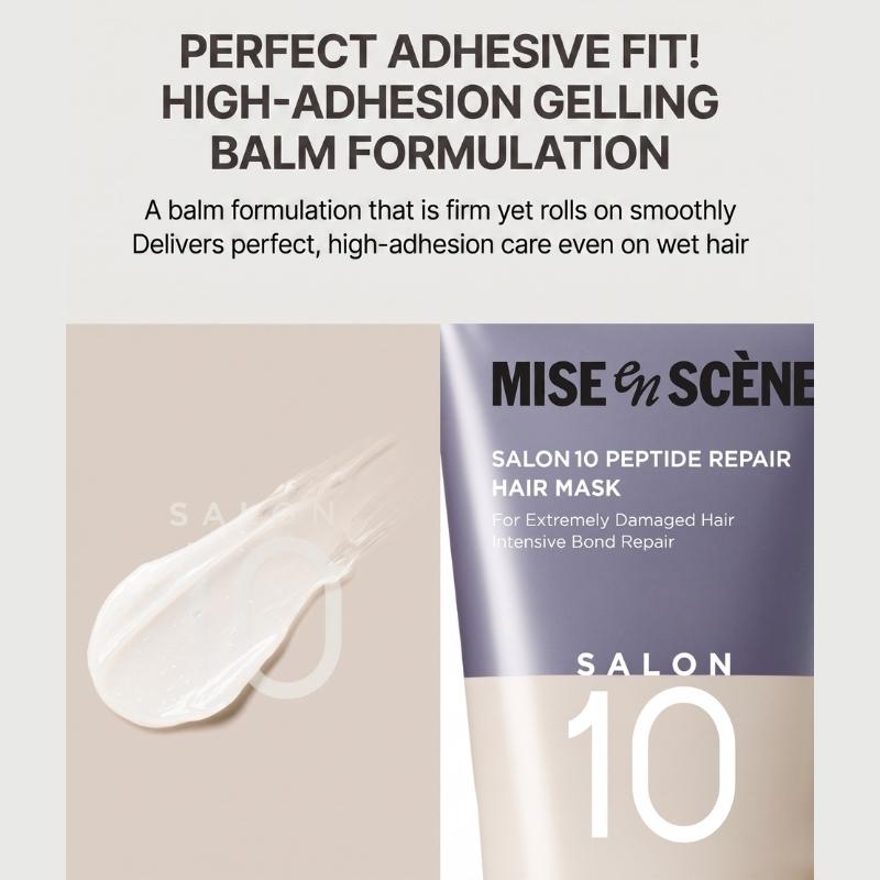 Mise En Scene Salon 10 Peptide Repair Hair Milk (150ml / 5.07 Fl. Oz)