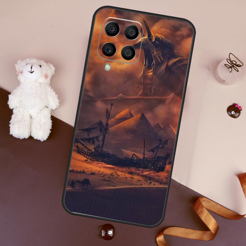 Anubis Ankh Pharaoh Case For Samsung Galaxy M13 M54 M34 M14 M56 M36 M16 M31 M11 M53 M12 M32 M52 M35 M55 M15 M06