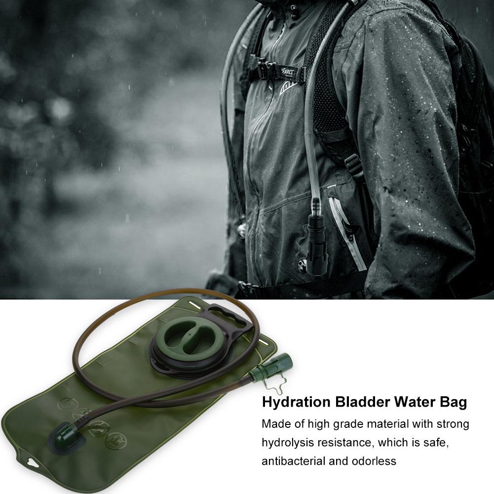 Outdoor 2L Hydration Bladder Water Bag Sports Accessory for Hiking Cycling Camping