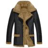 Winter Fur All-in-one Thickened Coat Imitation Leather Men's Coat Outer Jacket