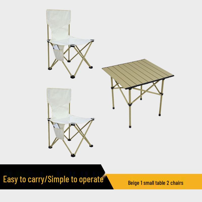 Portable Foldable Outdoor Camping Table & Chair Set