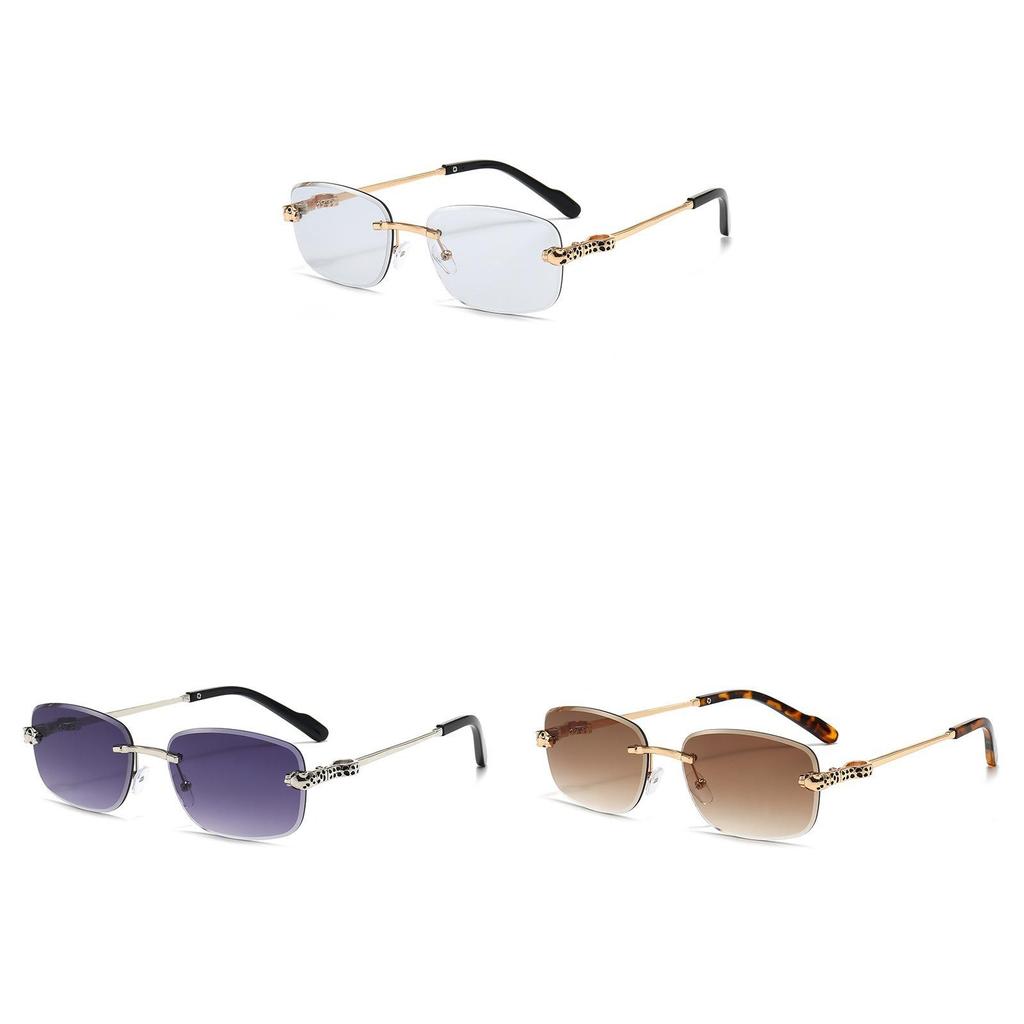 Retro Geometric Unisex Square Sun Glasses With Pc Lenses For Travel And Parties