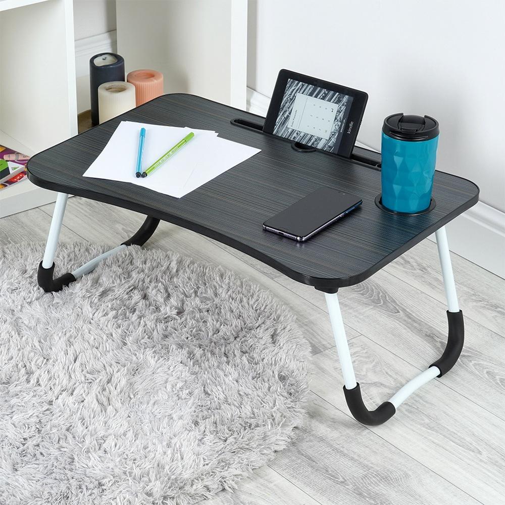 Foldable Bedside Table For Laptop And Tablet 61.5X40X26 Cm