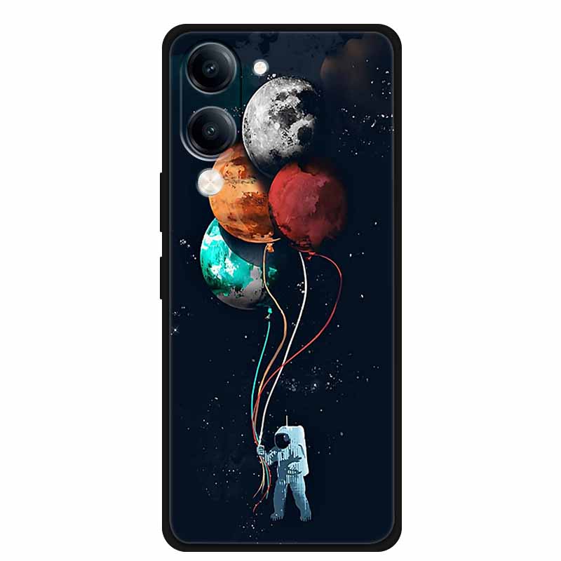 For Vivo iQOO Z10 Lite Case Silicone Black TPU Funda Back Cover for iQOO Z10 Lite 5G I2409 Soft Case Animal Coque IQOOZ10 Lite