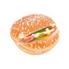 Imitation Hamburger Bread Models Artificial Food Bread Model PU Texture Perfect for Home Decor and Party Displaying