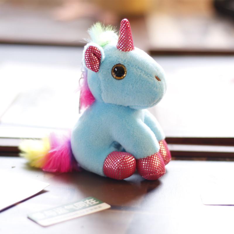 Cute Unicorn Stuffed Animal With Soft Pp Cotton Perfect For Bags Or Keys