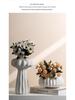 Decorative Big Belly Ceramic Vase with Light Luxury Style