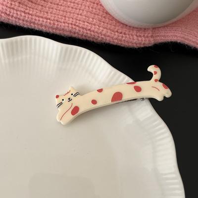 Cartoon Hair Clip Cute Cat Shape Side Bangs Clip Makeup Tools Girls Headwear