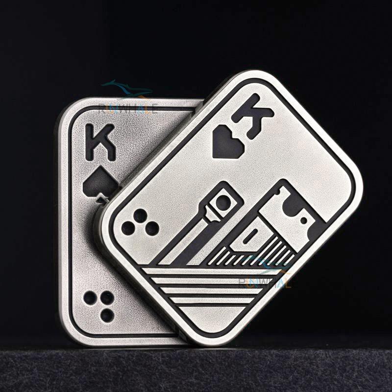 

Adult and Male Irritable Desktop Toys EDC Metal Magnetic Slider Poker Sticks Card Anxiety and Irritability Game Gifts