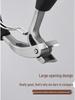 Anti-Splash Bent Head Nail Clippers: Large Opening for Thick, Hard Nails - Home Manicure Tool