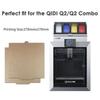 For QIDI Q2 Build Plate QIDI Q2 Pei Sheet 270x270MM Smooth Plate PEO PET Carbon Fiber for QIDI Q2 Plate 3D Printer Accessory