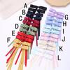 2pcs  New Cute Ribbon Bow Headband Long Tassel Hair Clip Women's Hair Accessories Girls Party Headwear Side Clips