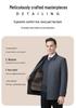 2024 Men's Winter Down Jacket - Mid-length Business Lapel Coat with Detachable Liner