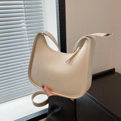 Small Designer Women's Black Bag Simple Retro Crossbody Bags Luxury Pu Leather Female Handbags Pure Color Bucket Shoulder Bag