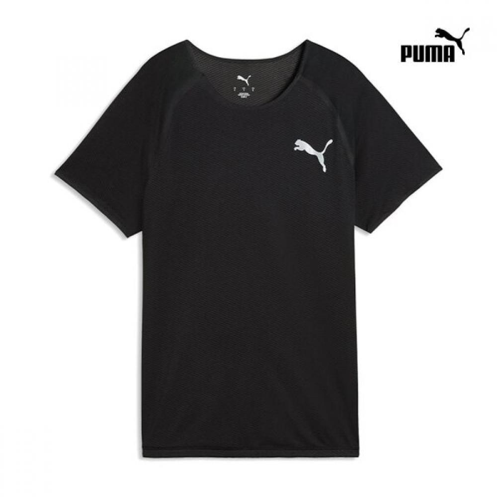 Puma Women Black LighTspeed ShorT Sleeve T shirT