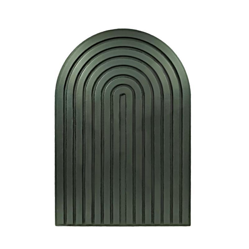 

1PC Dresser Ornaments Home Decor Wall Shelf Living Room Arched Tray Artistic Stripe Design Wall Hangings Kitchen зелёный