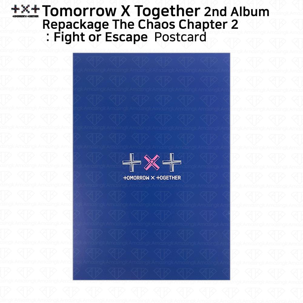 TXT 2. Album neu verpacken The Chaos Kapitel 2 Kampf oder Flucht Fotokarte Postkarte