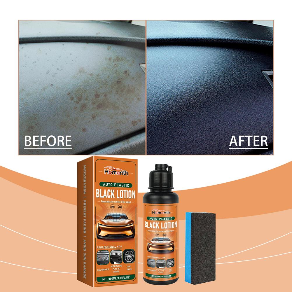 100ml Car Plastic Restorer Back To Black Gloss Car Plastic Restore Coating Agent Car Plastic Leather Restorer for Car Detailing