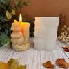 Squirrel Figurine Silicone Mold Animal Candle Silicone Mould for Epoxy Resin Making Candle Soap Festival Decoration