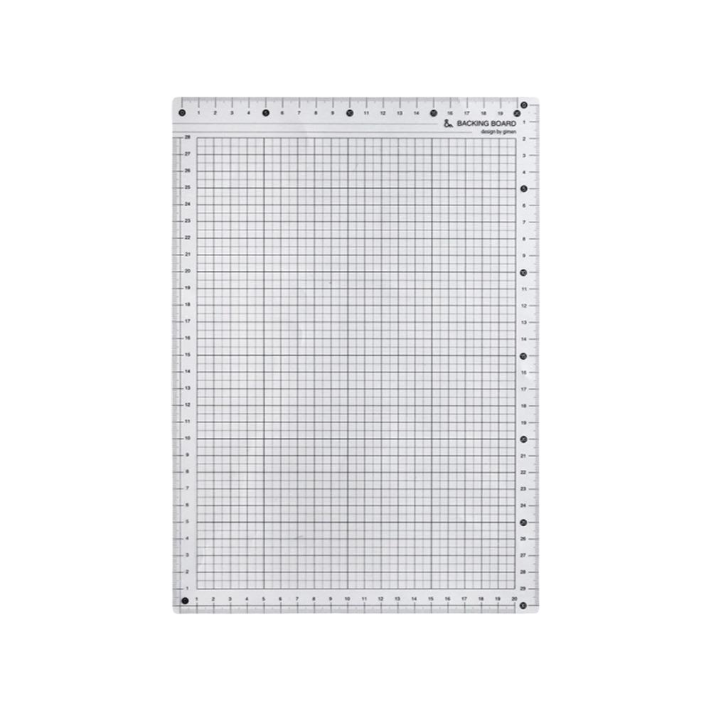 A4/B5/A5 Learning Pad Transparent Grid Scale Ruler Non Slip Student Writing Board Test Stationery School Supplies