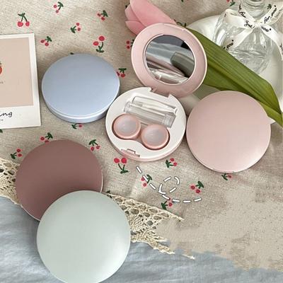 Minimally Designed Ins  Contact Lens Case Portable, Compact, Leak Proof, High-End Contact Lens Box, Dual Companion Storage Box