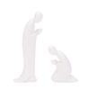 Bonsai ornaments, Zen monks, ceramic white porcelain figures, Buddhist micro landscape decorations, home decor