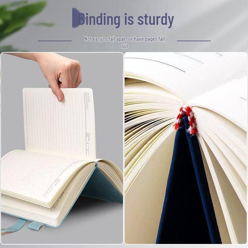 A5 Thickened Soft Leather Notebook with Deer Head Buckle – Elegant Business & Study Journal.