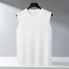 Summer Mens T Shirt Cotton Vest Casual Round Neck Top Breathable Loose Thin T Shirt Short Sleeved Couple