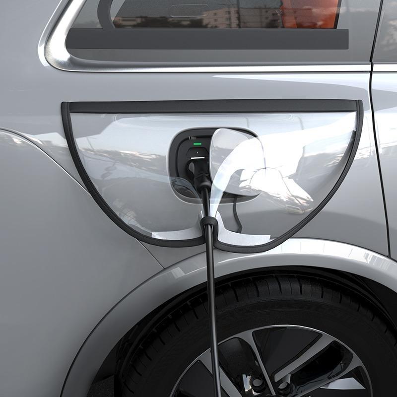 LI AUTO L6/L7/L8/L9/MEGA Car Charging Rain Cover Waterproof New Energy Protection Equipment Modification  adsorption