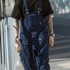Men'S Casual One-Piece Overalls, Men'S Workwear Pants, Trendy Brand Workers' Work Clothes, Loose Suspender Pants