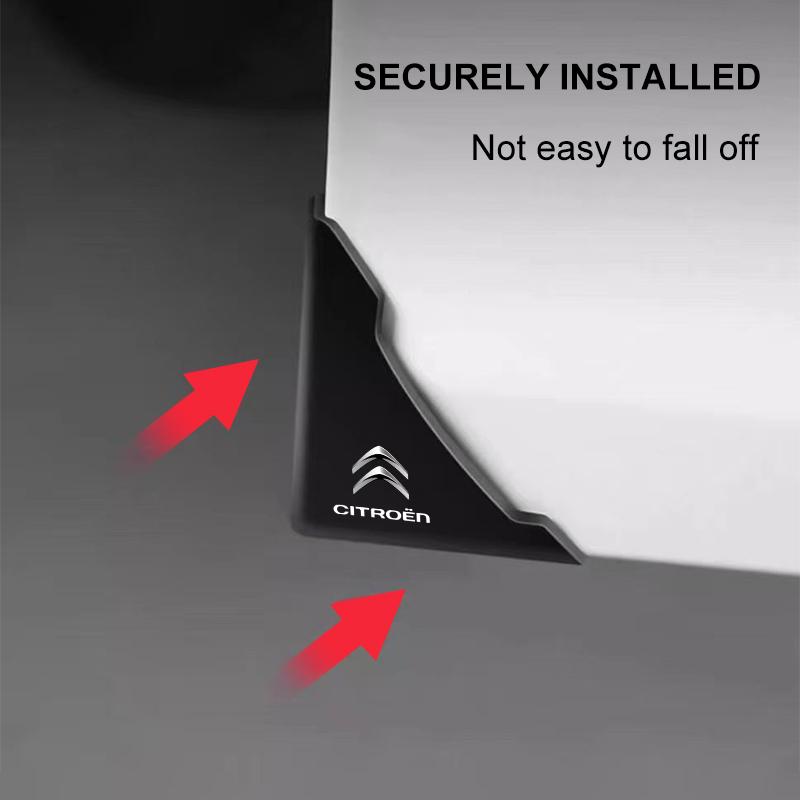 2Pcs Car Door Corner Cover Bumper Crash Anti-Scratch Protection Sticker For Citroen C1 C2 C3 C4 C4L C5 C6 C8 DS3 DS4 DS5 DS6 LS Berlingo Picasso