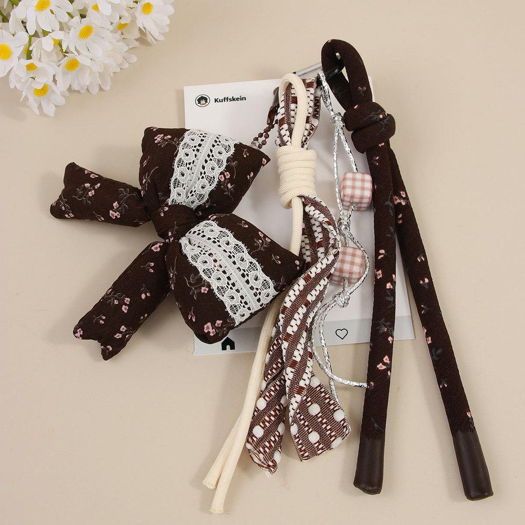 Fashion Butterfly Knot Bag Charm With Mixed Material For Summer